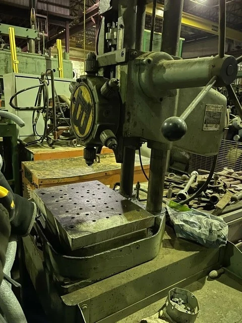 Drill press, Turret head (6-spindle) "Burgmaster" on heavy base