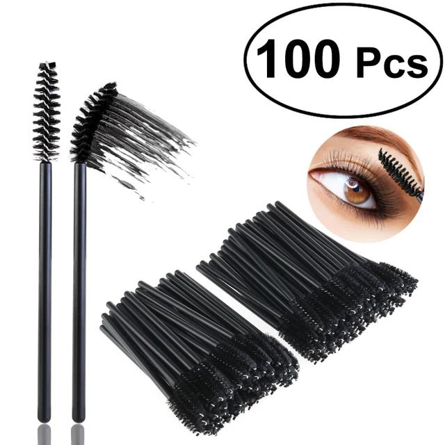 Cepillo de maquillaje de pestañas desechable aplicadores de pestañas rímel cepillos varitas herramienta
