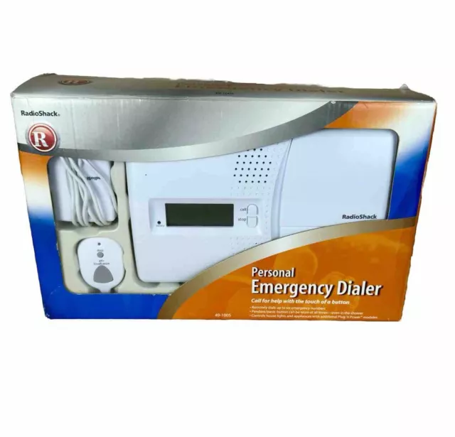 Radio Shack Personal Emergency Phone Dialer Model 49-1005 Original Box