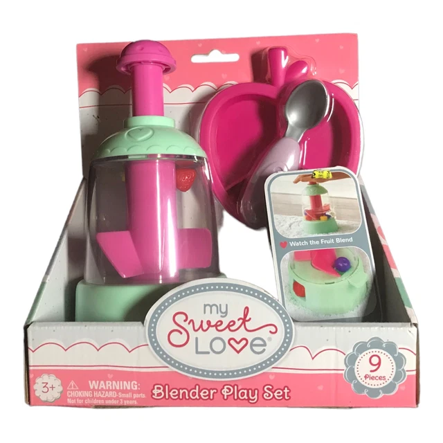 food toy blender Sweet Love Food Blender Play Set 9 Pieces 3+ New