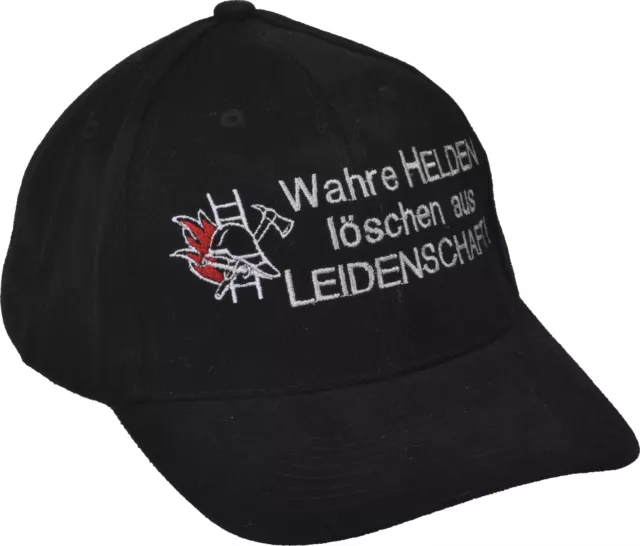 Baseballcap mit Stick Cap Kappe Baumwollcap Feuerwehr 68164