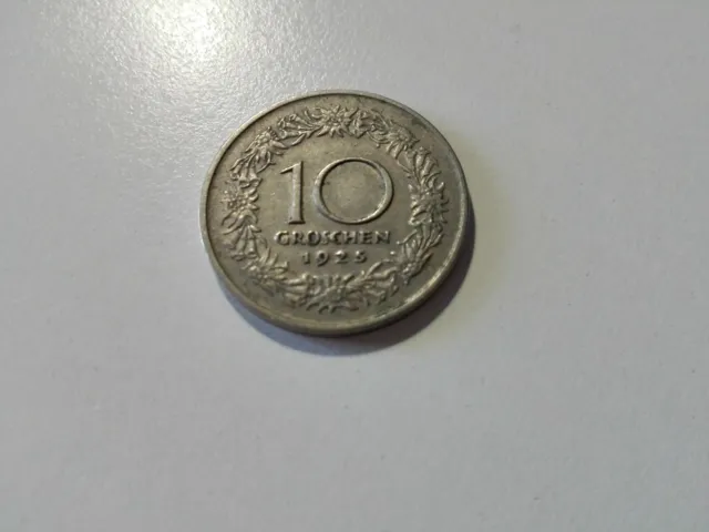 Austria 10 Groschen 1925