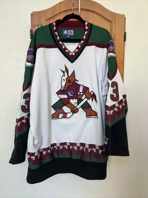 Vintage Starter Phoenix Arizona Coyotes NHL 3rd Alternate Peyote Hockey  Jersey, Size 2XL, Very Good Condition for Age, has Minimal Wear Auction