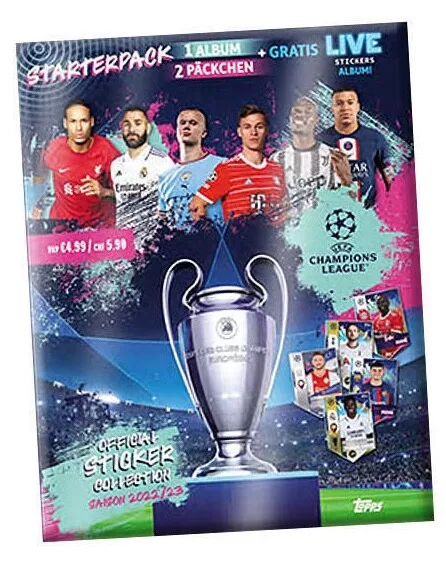 Topps Champions League 2022 2023 22 23 Figurine Stickers A Scelta N.1 - N.242