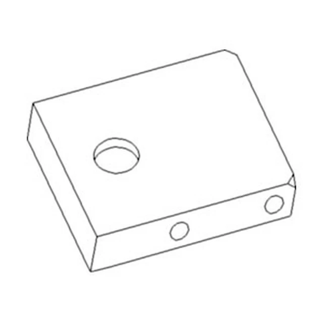 R127161 Draft Link End Lock Plate Fits John Deere Tractor 7200 7210 7400 +