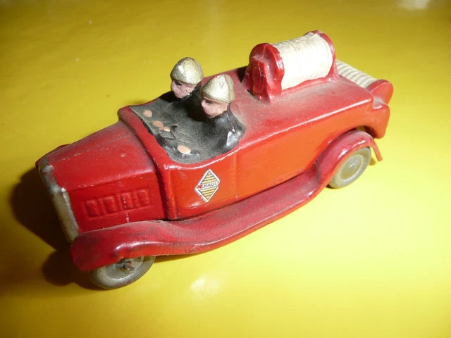 Camion Renault Charbonnier – Jouet Ancien CIJ – Transport Plâtre Et Farine – Métal – Dinky Style