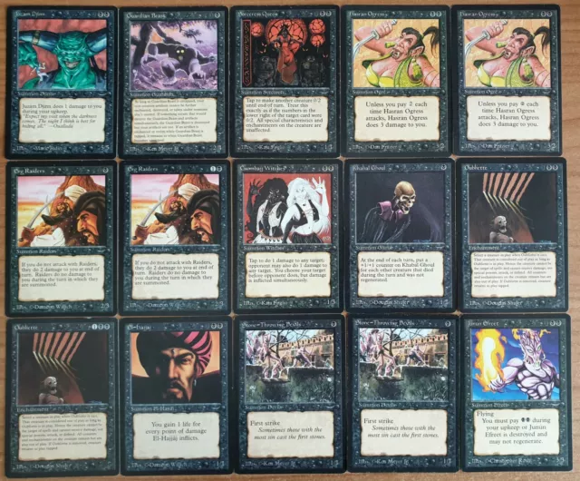 Arabian Nights 1993 - Full Set (92 Cards) - Magic The Gathering - MTG