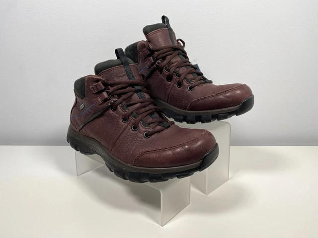 CLARKS ACTIVE AIR Mens Brown Leather Gore Tex Walking Boots Size