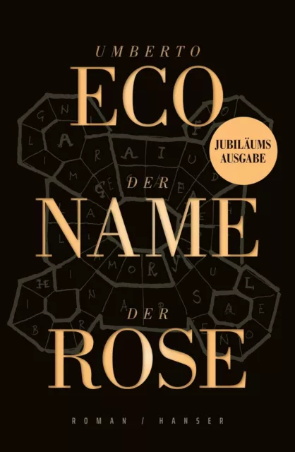 Der Name der Rose Roman. Jubiläumsausgabe Umberto Eco Buch Mit Lesebändchen 2022