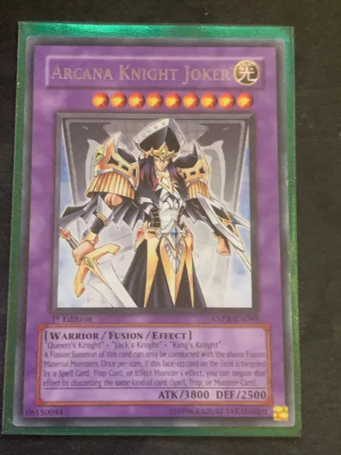 1x ANPR-EN090 Yu-Gi-Oh Rare Arcana Knight Joker 1st Ed yugioh
