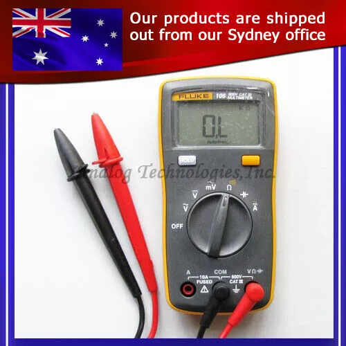 Australia ship Fluke 106 Pocket Digital Mutimeter Meter smaller than F15B+NEW!!