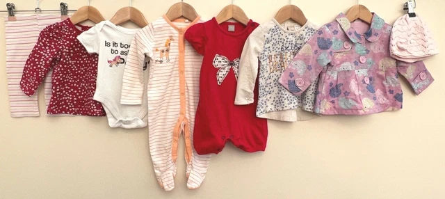 Baby Girls Bundle Of Clothing Age 3-6 Months M&S Next Tu