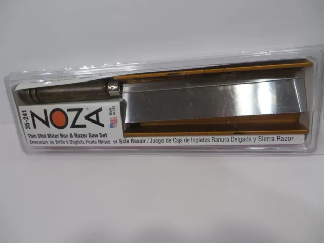 Olson Zona Saw 35-241 Fine Kerf Saw 35-550 42 tpi Aluminum Thin Slot Miter Box,