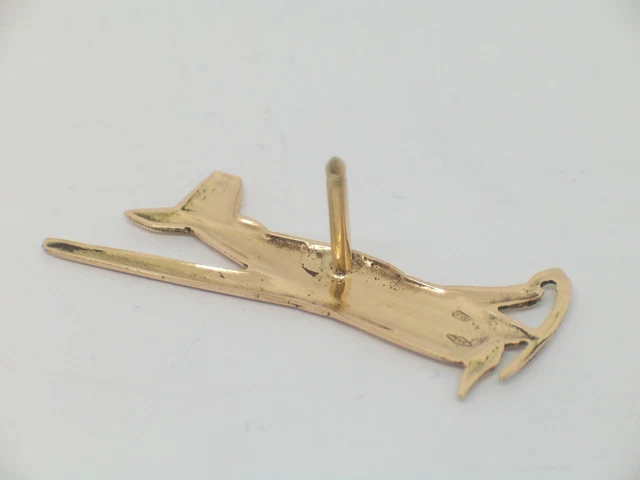 Broche Avion Vintage Dorée - Alliage, 3x2.5cm, Unisexe, Pour Col De Chemise Ou Déco Vêtement