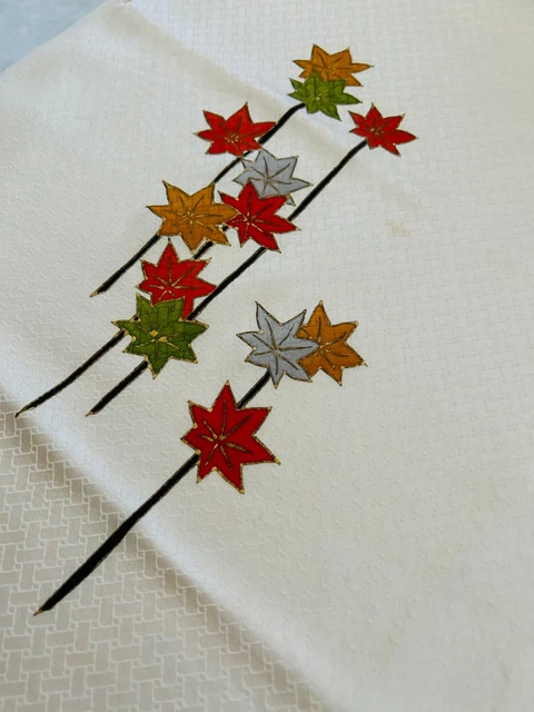 Wonderful silk fabric made by deconstructing a luxurious Japanese party kimono 3