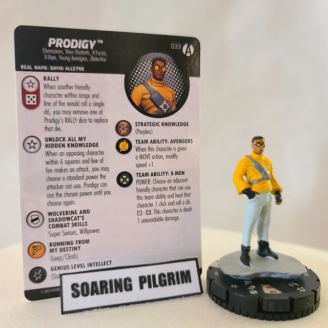 Marvel Heroclix PRODIGY - 033 - RARE Avengers Forever