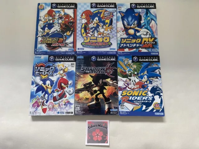 Nintendo GameCube Sonic Adventure DX & 2 Battle & Heroes & Mega