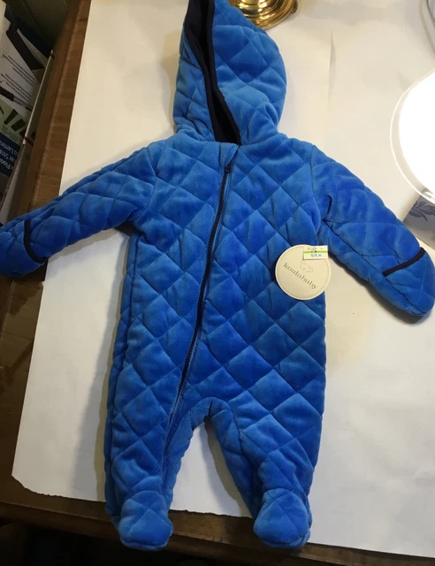 Koala Baby Boys Blue Infant Baby 3-6 Months Snowsuit Bunting New