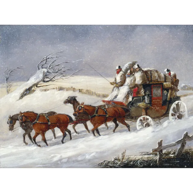 The Dover to London Coach in Winter