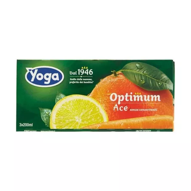 Yoga Succhi A.c.e. Ml. 200 X 3