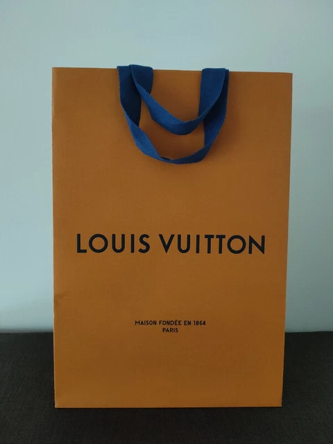 LOUIS VUITTON ORIGINALE SACCHETTO ARANCIO shopper borsa di carta