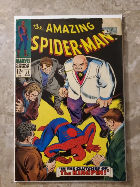 Vintage Amazing Spiderman #51 - 1st Series Marvel Comics - Silver Age