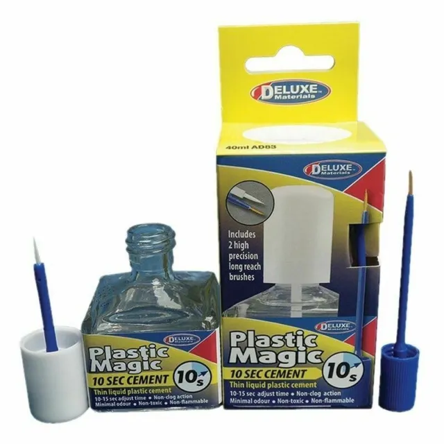 Deluxe Materials AD83 -  Plastic Magic 10 sec Cement  40ml