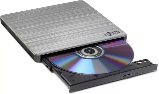 Hitachi-Lg Gp60 Masterizzatore Slim Cd Dvd Esterno Portatile Per Pc Mac 24X