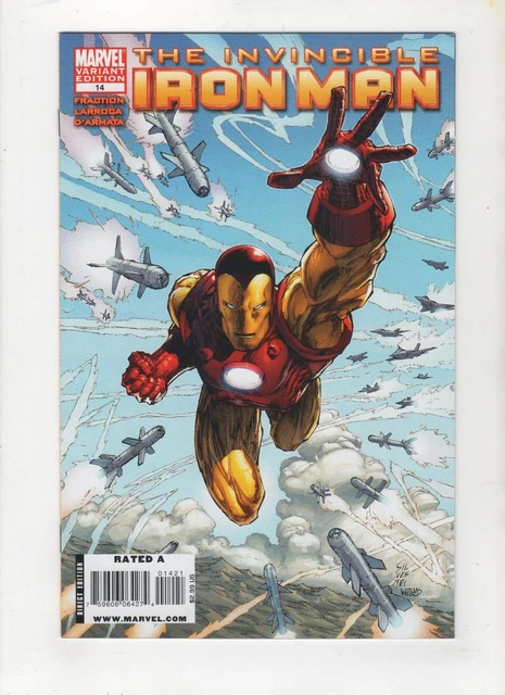 Invincible Iron Man #14B Marc Silvestri Variant, NM 9.4, 1st Print, 2009