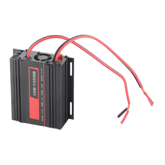 Controlador Solar Boost 98% pantalla digital MPPT controlador solar 12-50V 550W