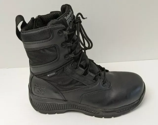 Timberland PRO Valor Safety Toe Combat Boots, Black, Men's 6.5 Wide