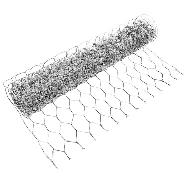 Alambre de pollo - jardín de alambre hexagonal galvanizado jardín red de alambre valla de alambre de pollo