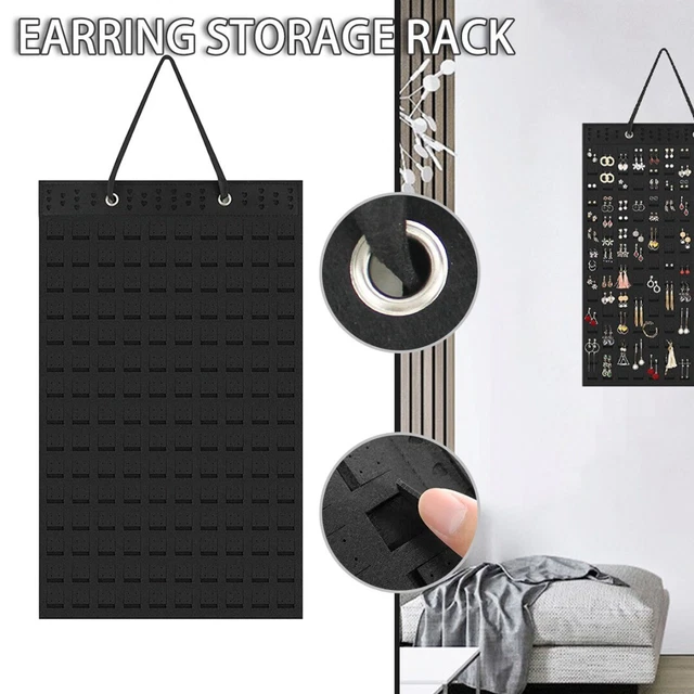 Hanging Earrings Organizer Holder Jewelry Hanger Display Rack for