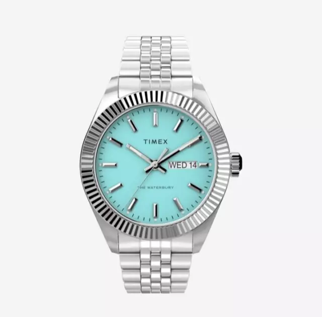 Timex Waterbury Legacy TW2V18200 Tiffany Blue 41mm