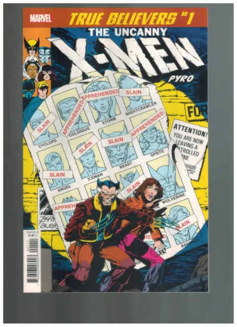 True Believers: X-Men #141 - Days of Future Past!  VF/NM 2019 Marvel Comic
