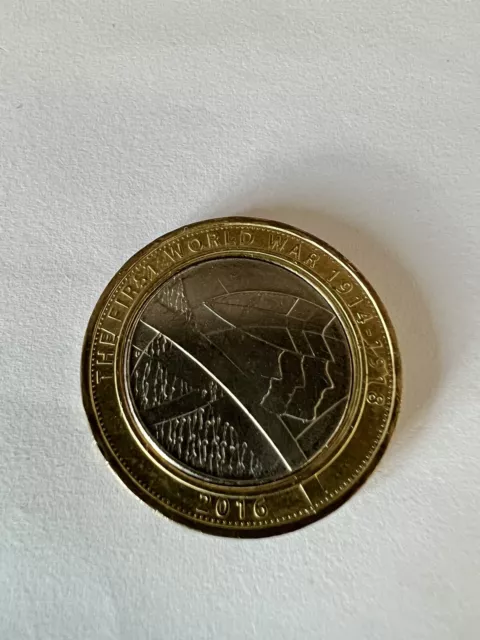 £2 Two Pound Coin  First World War Army Shoulder To Shoulder 2016 