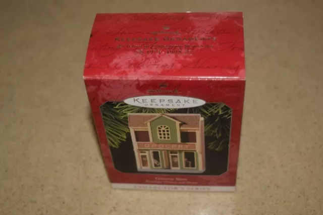 Hallmark Keepsake Ornament Grocery Store Nostalgic Houses & Shops New 1998 - C