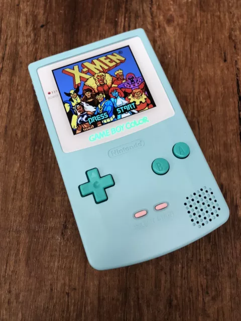 Restored Nintendo Game Boy Color Handheld Game Console Teal with