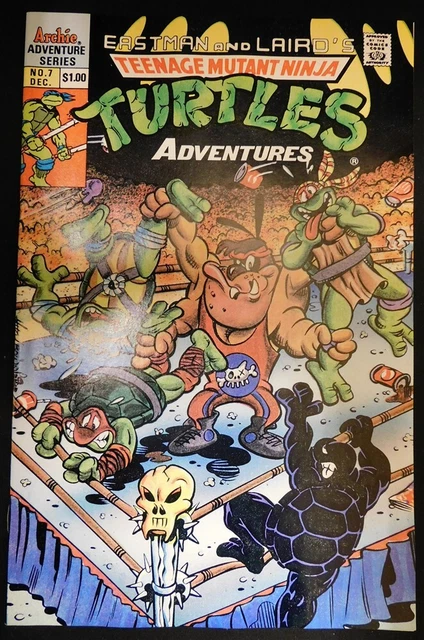 TEENAGE MUTANT NINJA Turtles Adventures 7 Archie Comic 5Th Print Tmnt ...