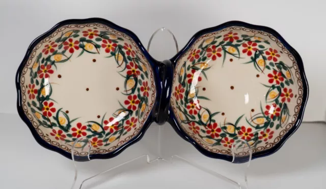 Boleslawiec Polish Pottery Condiment Bowls Unikat. Handmade. New+Fast Shipping