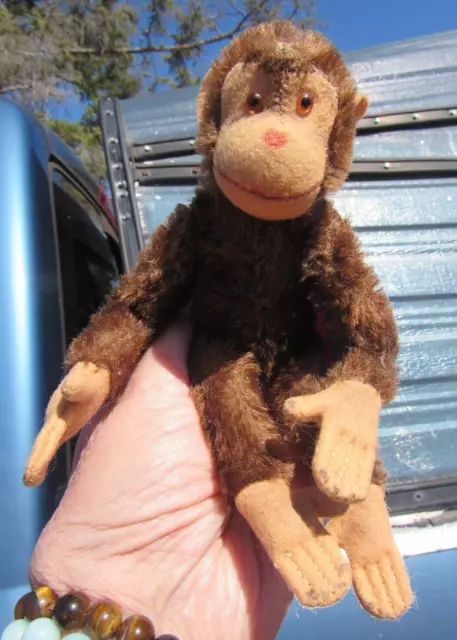 Vintage Monkey Mohair Steiff Toy Jocko Antique Steiff Bear Miniature German Doll