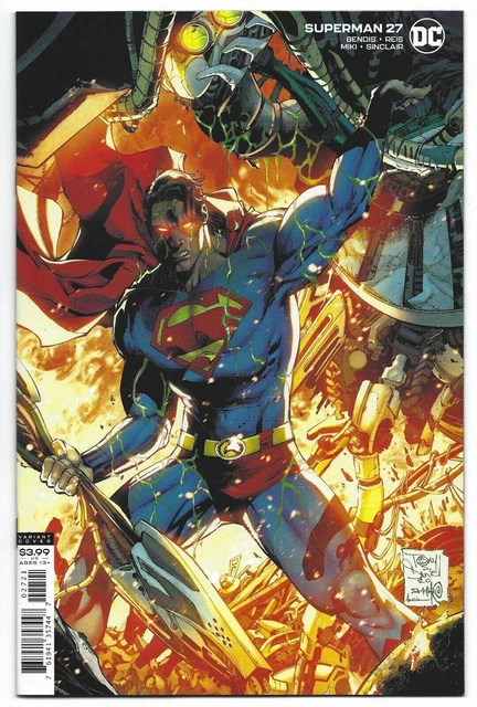 SUPERMAN #27 2020 couverture variante non lue de Tony Daniel bande ...