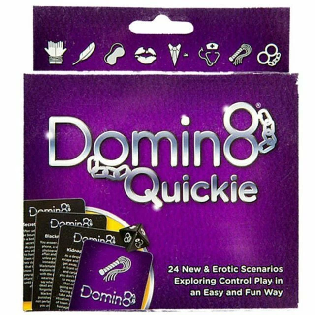 DOMIN8 QUICKIE Sex CARD GAME Adult Gift CARDS DOMINATE Fantasy Bondage