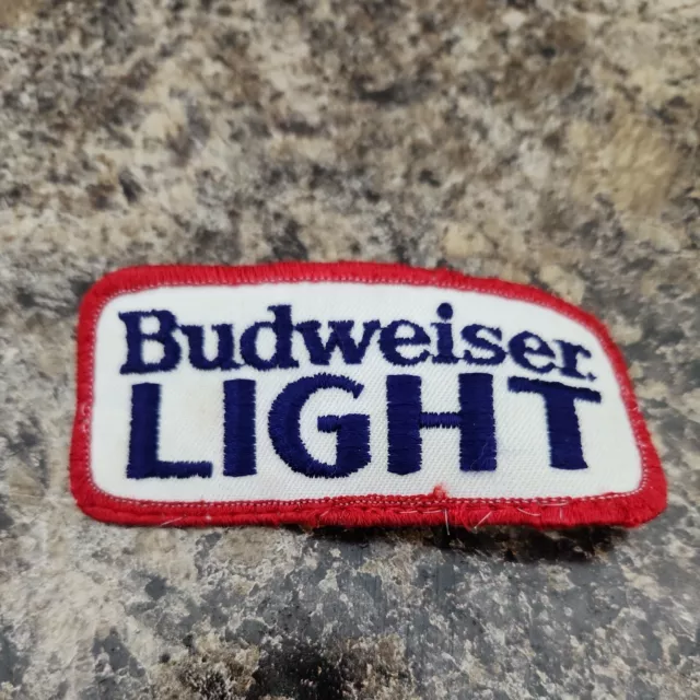 Vintage Budweiser Light Patch Bud