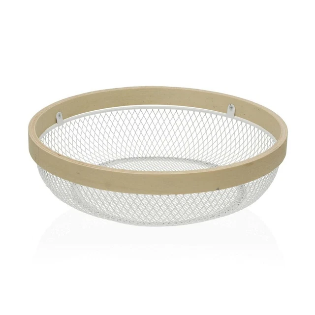VERSA FRUTERO Redondo Metal White