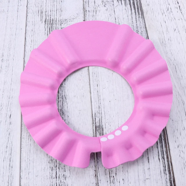Visiera doccia in silicone cappuccio protettivo capelli lavaggio shampoo bambino
