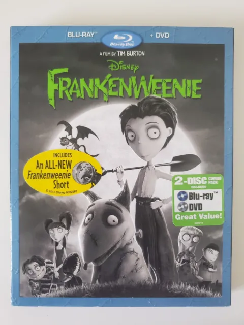 Frankenweenie Blu-Ray & DVD 2013 Disney