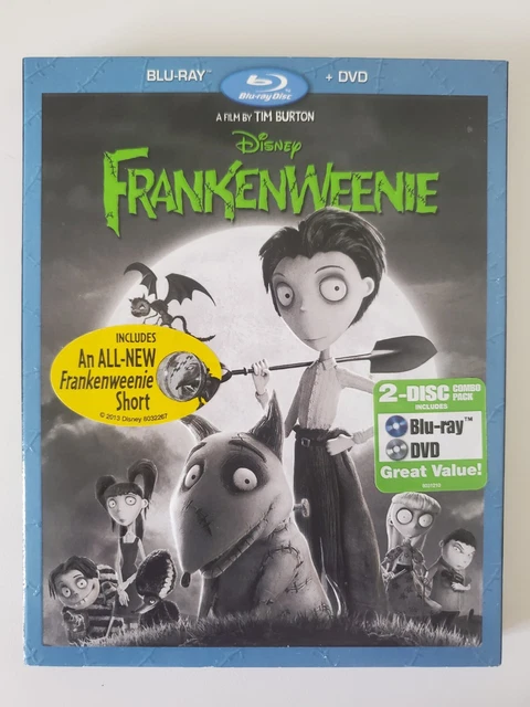 Frankenweenie Blu-Ray & DVD 2013 Disney