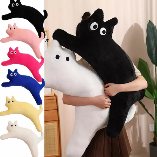 Cute Soft Cat Pillow Stuffed Plush Toys Cartoon Funny Doll New Style C5S9