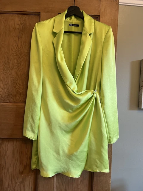 slim fit dress slacks Simkhai Women's Harpor Satin Mini Dress in Kelly Green, Size 4